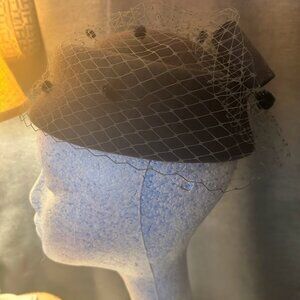 Vintage Hat Brown Felt Fashion